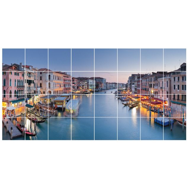 Tile sticker - Evening On The Grand Canal In Venice