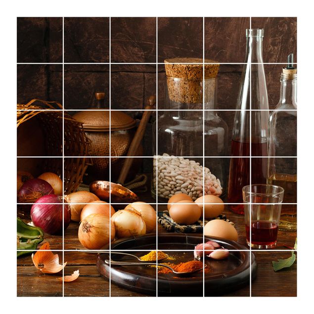 Tile sticker - Cooking Fragrances