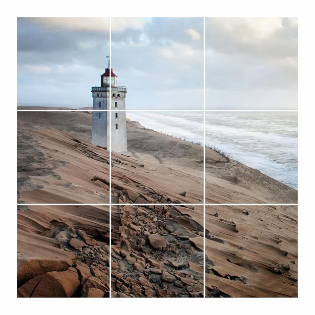 Tile sticker - Lighthouse In Denmark