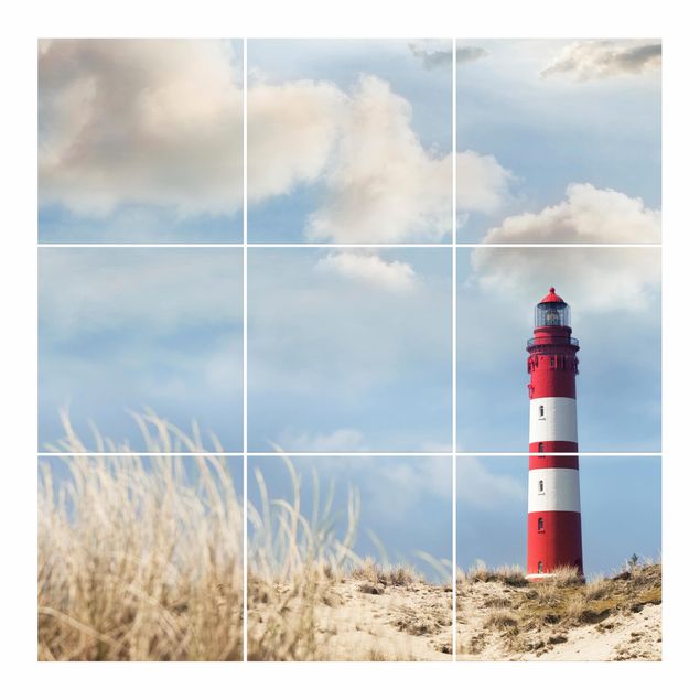 Tile sticker - Lighthouse Between Dunes
