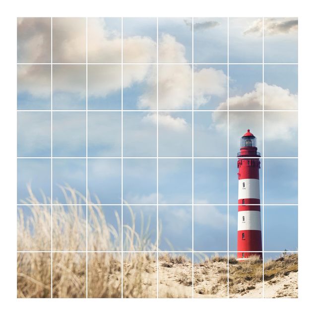 Tile sticker - Lighthouse Between Dunes