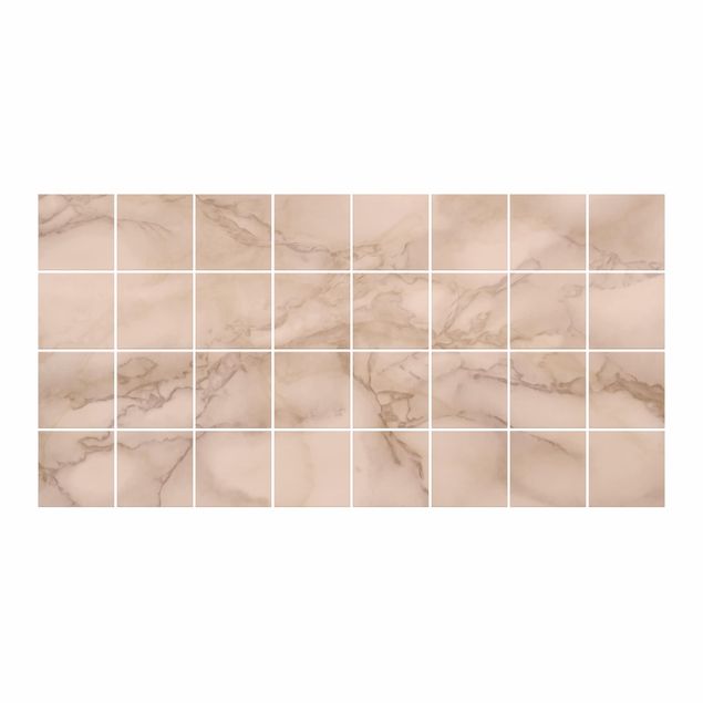 Tile sticker - Marble Look Grey Brown