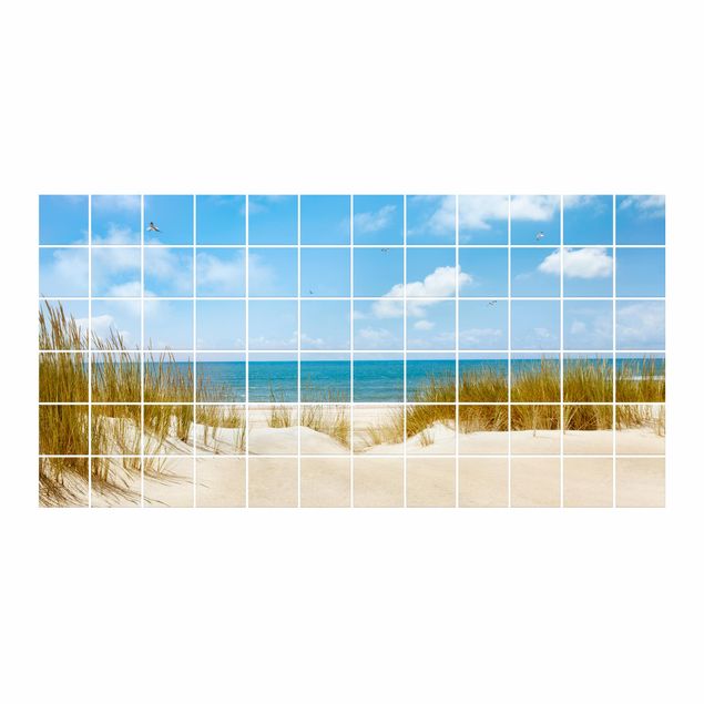 Tile sticker - Beach On The North Sea