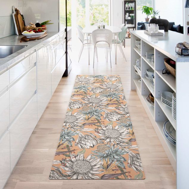 Modern rugs Floral Elegance Coneflower