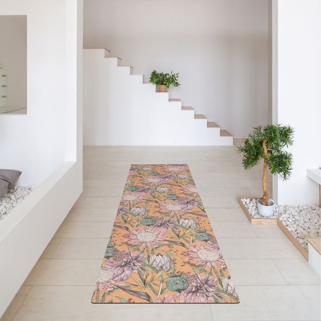 jungle theme rug Floral Elegance Strelitzia
