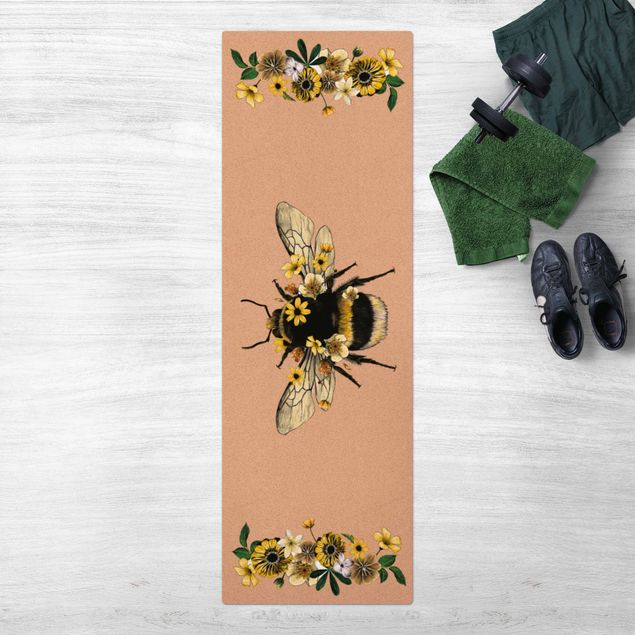 Runner rugs Floral Bumblebee