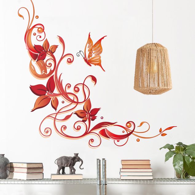 Wall stickers tendril Floral Decoration