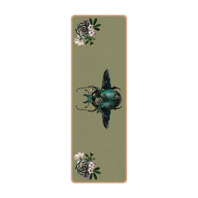 Yoga mat - Floral Beetle