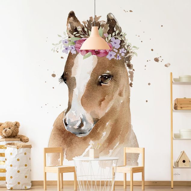Wallpaper - Floral Pony
