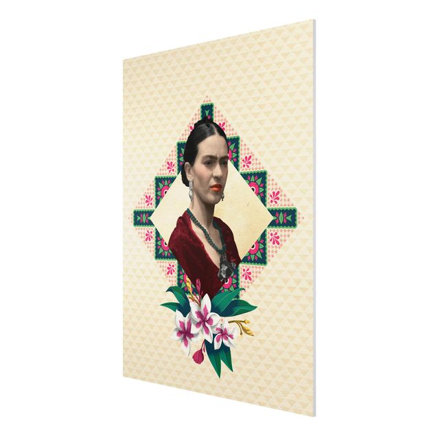 Forex print - Frida Kahlo - Flowers And Geometry
