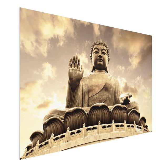 Forex print - Big Buddha Sepia