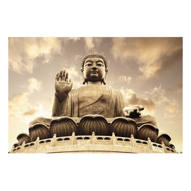 Forex print - Big Buddha Sepia