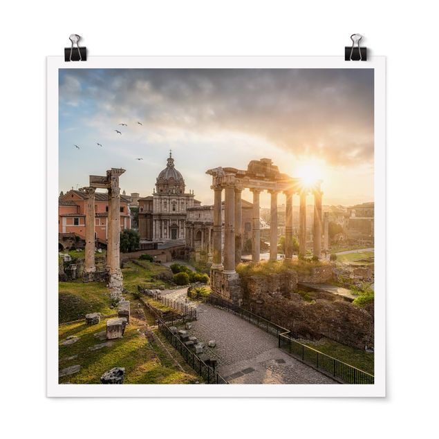 Poster - Forum Romanum At Sunrise