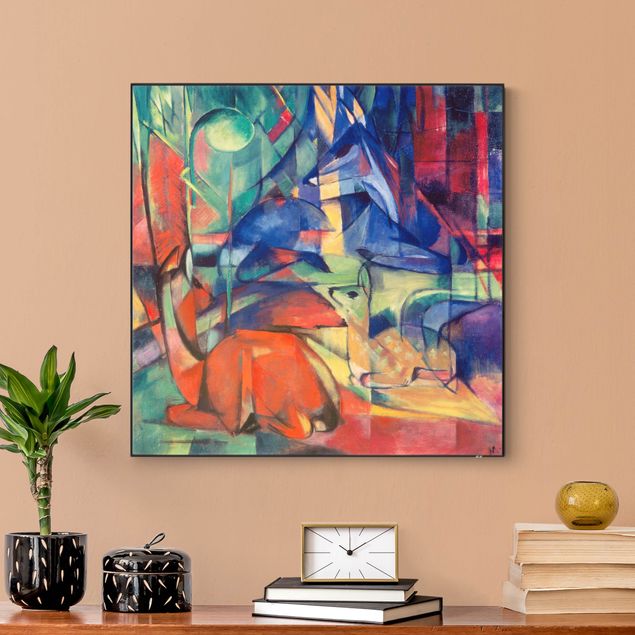 Interchangeable print - Franz Marc - Deer In The Forest