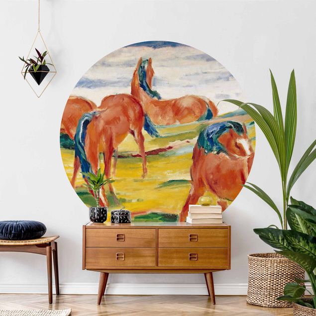 Wallpapers Franz Marc - Grazing Horses