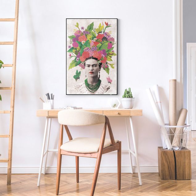Interchangeable print - Frida Kahlo - Flower Portrait