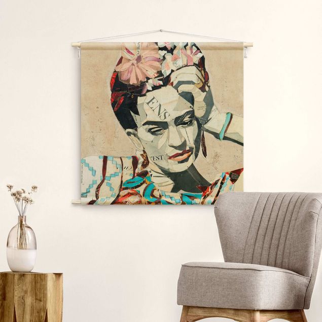 tapestry artwork Frida Kahlo - Collage No.1