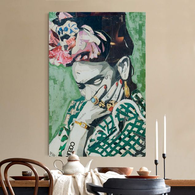 Acoustic art panel - Frida Kahlo - Collage No.3