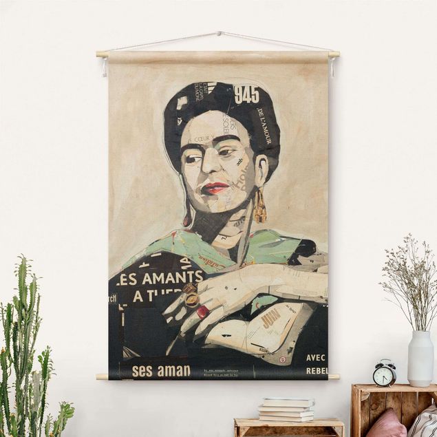 modern tapestry Frida Kahlo - Collage No.4