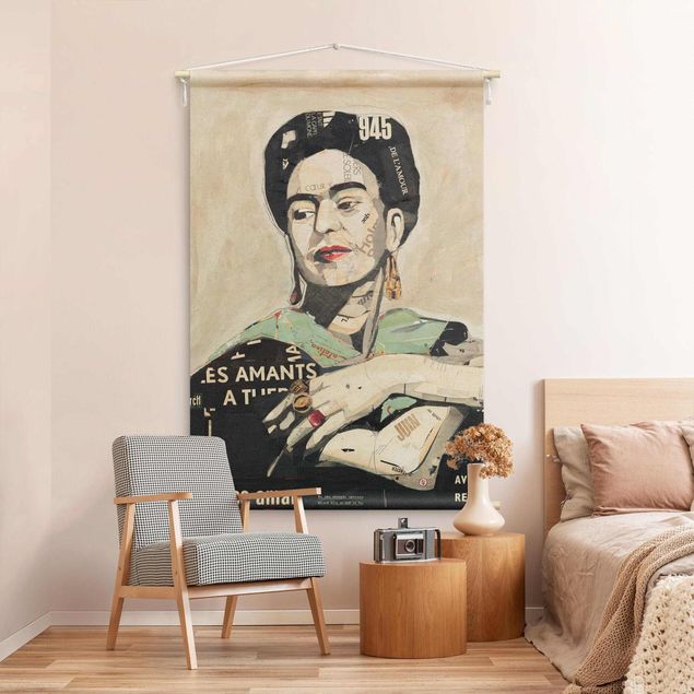 extra large tapestry Frida Kahlo - Collage No.4