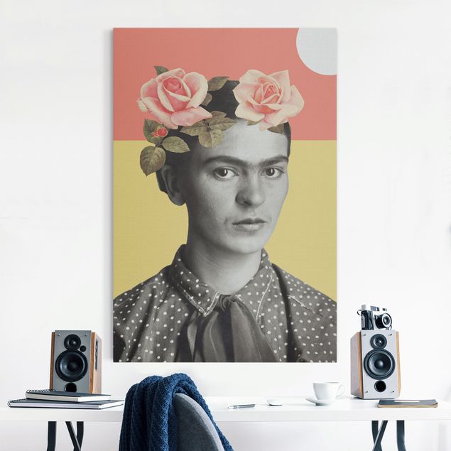 Acoustic art panels Frida Kahlo - Sunset Collage