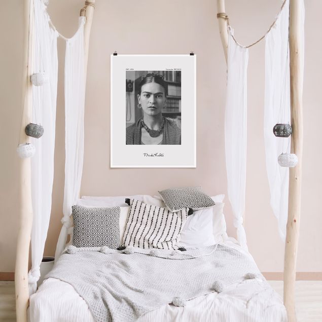 Poster art print - Frida Kahlo Photograph Portrait In The House