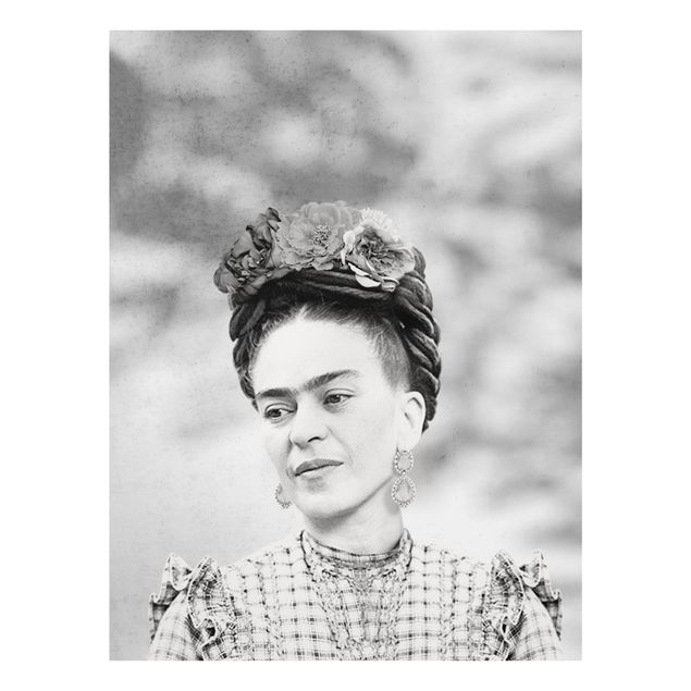 Glass print - Frida Kahlo Portrait