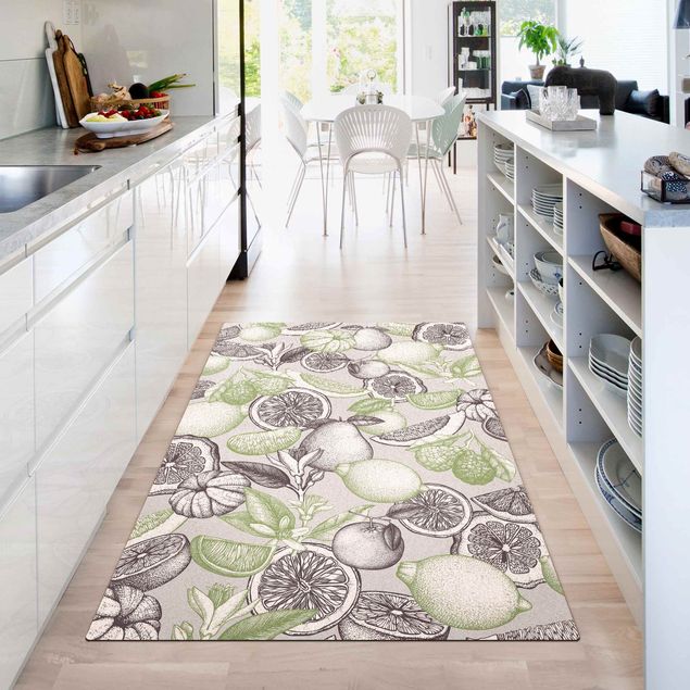 grey rugs for living room Fresh Vintage Citrus Fruit In Colour Green Grey