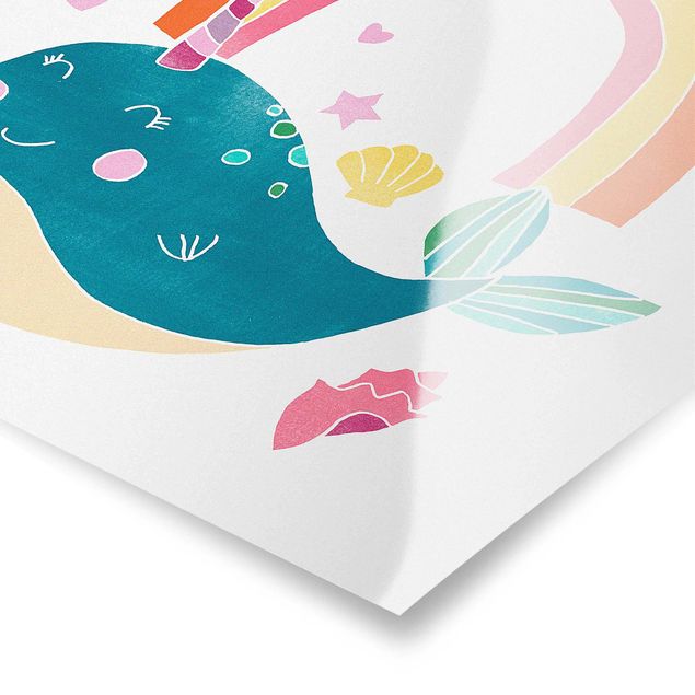 Poster - Cheerful Narwhal l