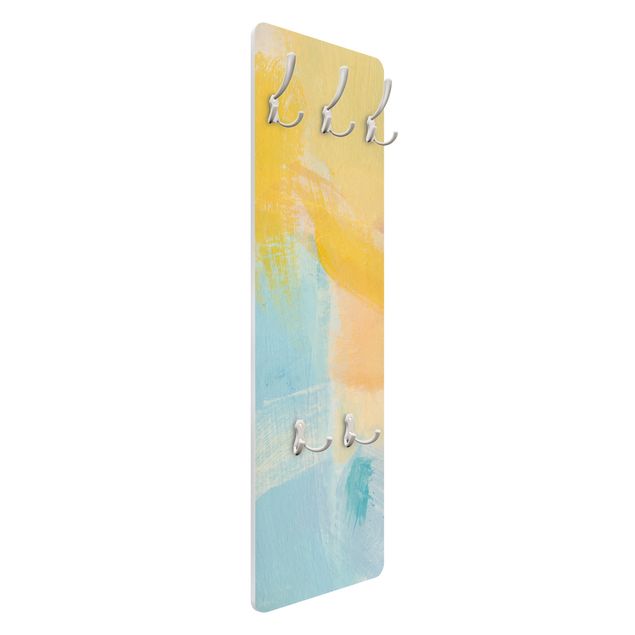Coat rack modern - Spring Composition In Yellow and Blue