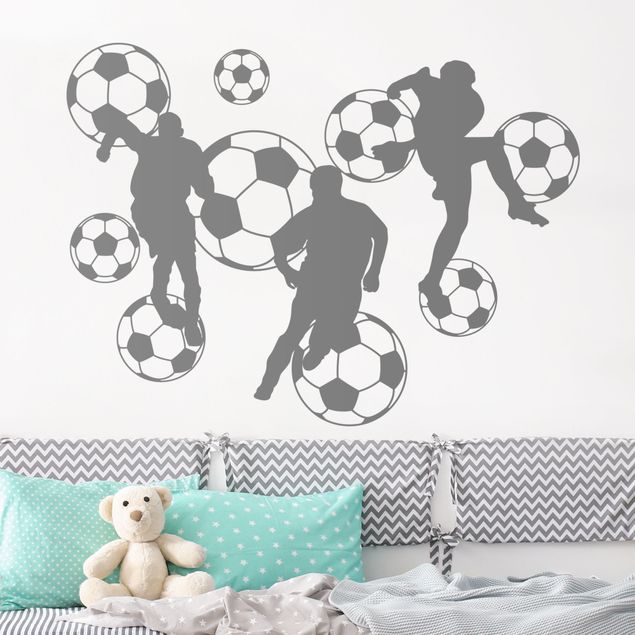 Wall sticker - Football Collage