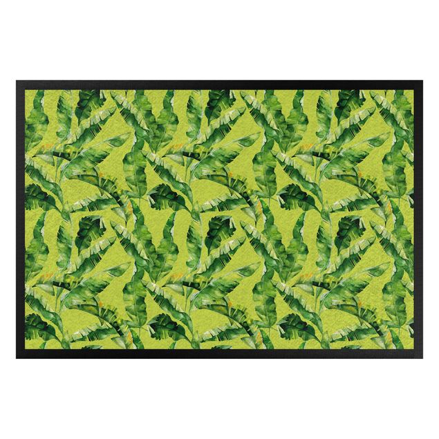contemporary rugs Banana Leaf Pattern