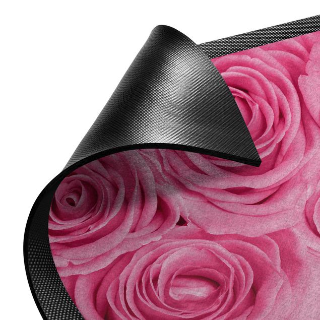 nature mats Bed of pink roses