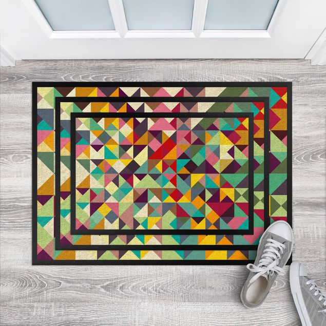 small floor mat Colourful Geometry