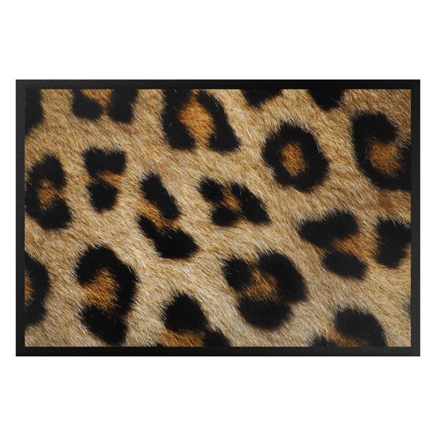 modern area rugs Bright Leopard skin