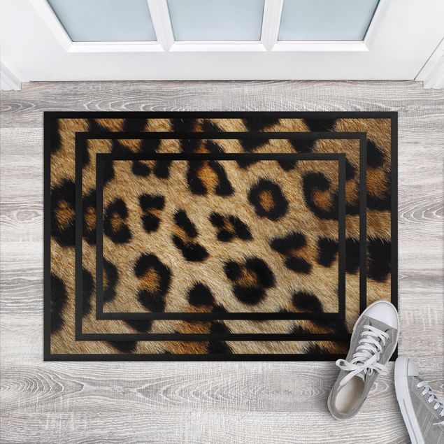 animal print carpet Bright Leopard skin