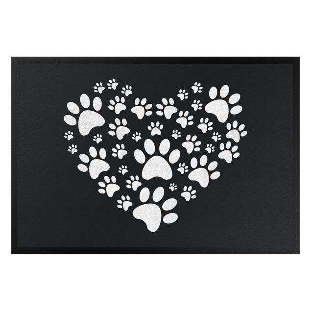 Modern rugs Heart For Four Paws