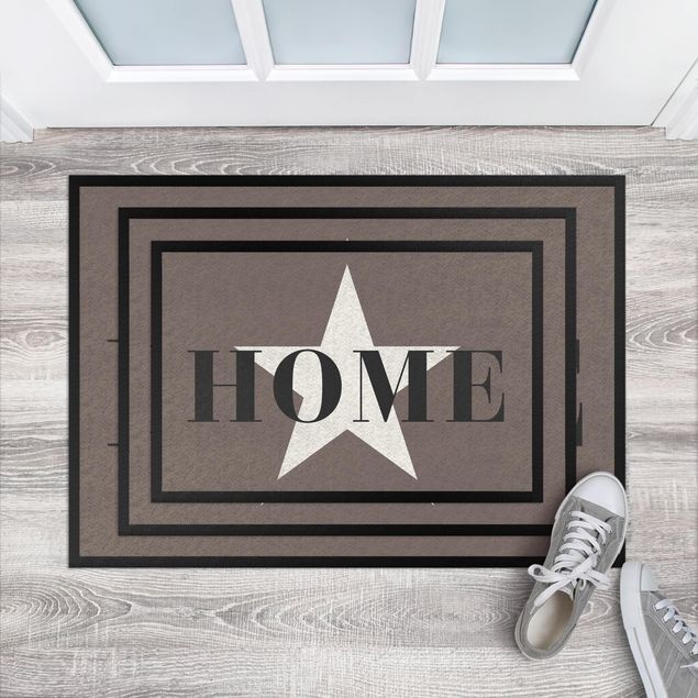 small floor mat Home Stars White