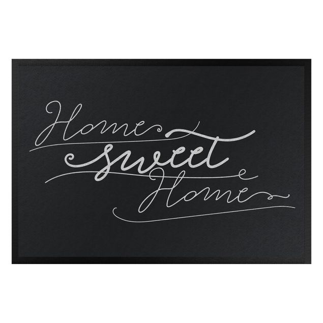 modern area rugs Home sweet Home Italic