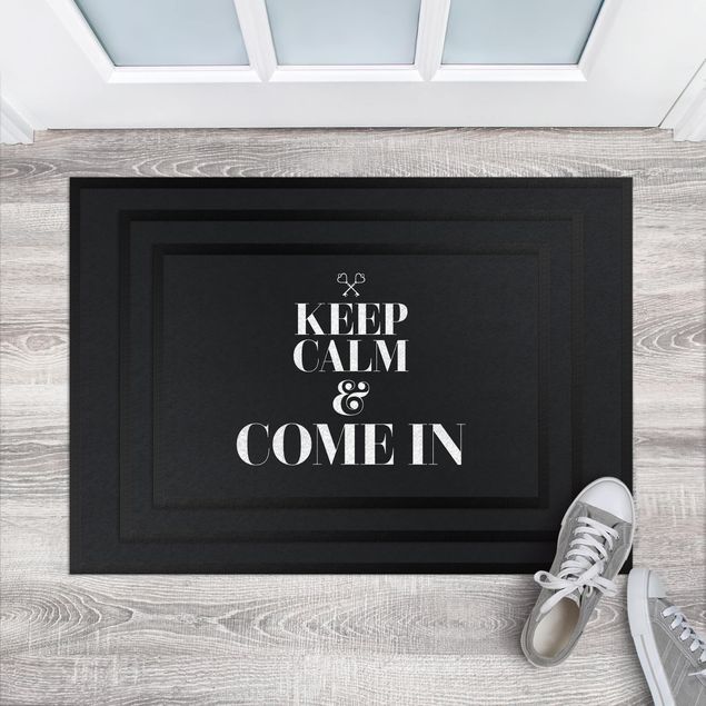 small floor mat Keep Calm And Come In