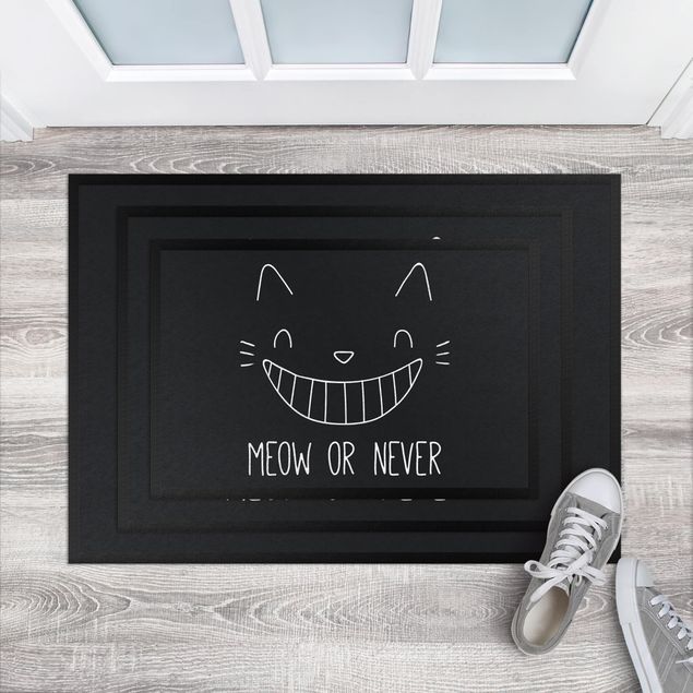 small floor mat Meow Or Never