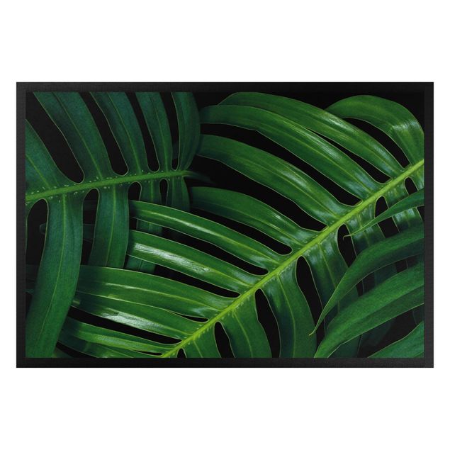 modern area rugs Palm Leaves