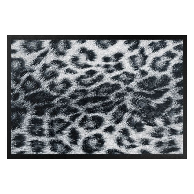 modern area rugs Snow Leopard