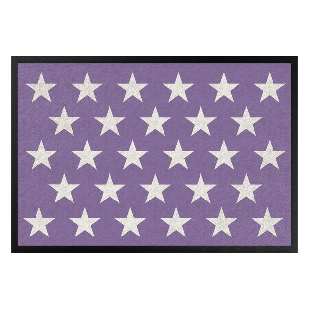 contemporary rugs Stars Staggered Lilac