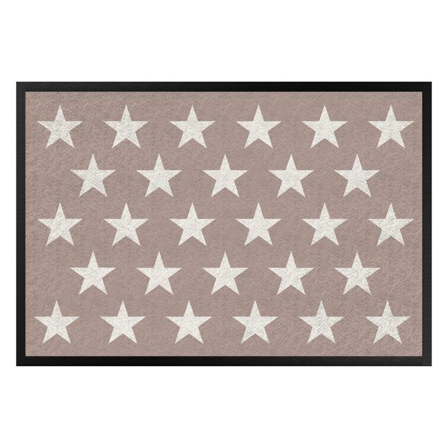 modern area rugs Stars Staggered Taupe