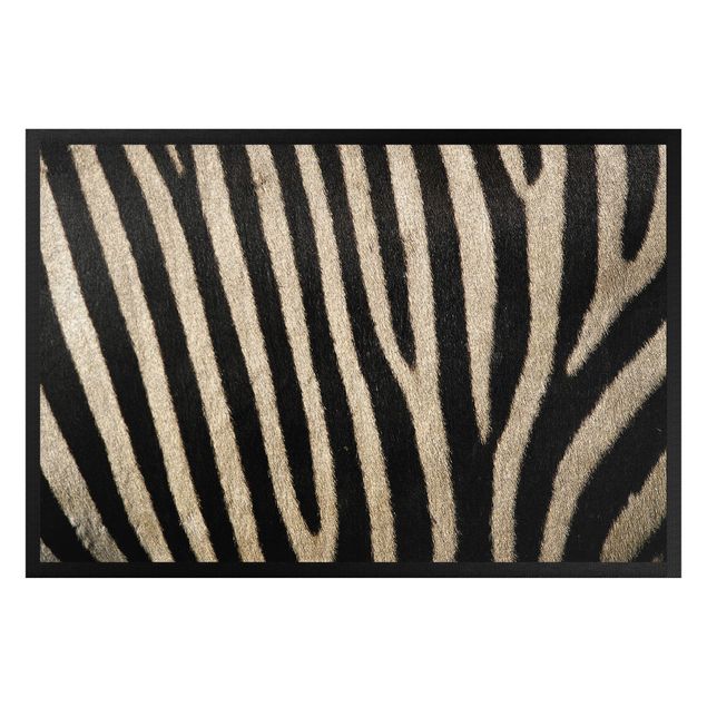 Animal print rugs Zebra Skin