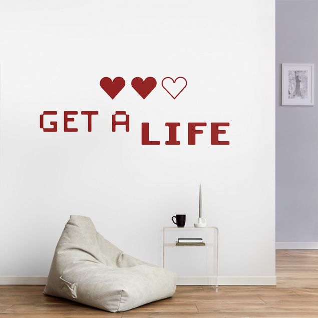 Wall stickers Gaming Hearts Get a Life