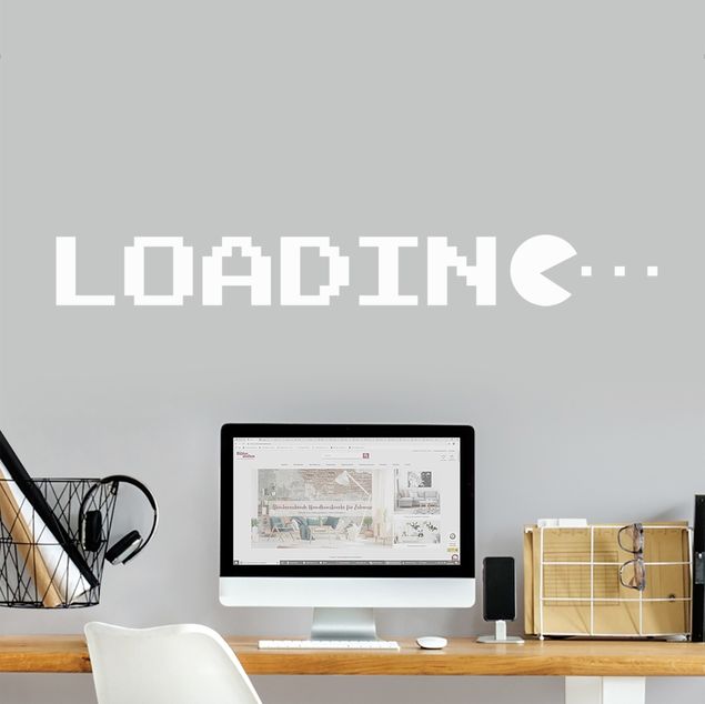 Wall stickers Gaming Text Loading