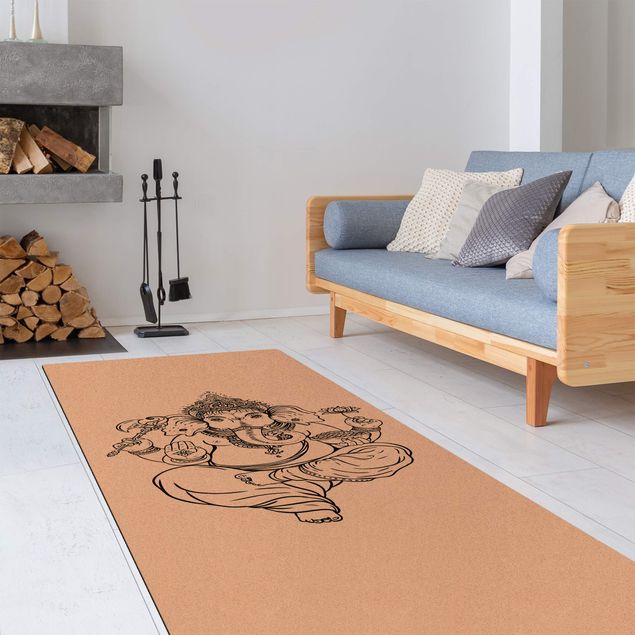 contemporary rugs Ganesha
