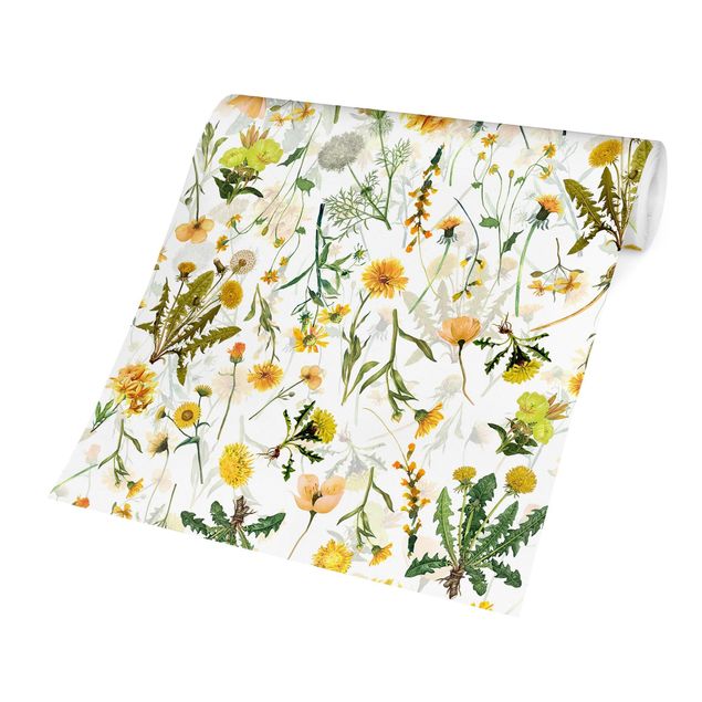 Wallpaper - Yellow Wild Flowers